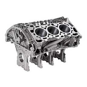 The SinterCast-CGI 2.7L V6 provides the same torque as the 5.0 L V8