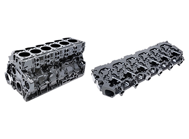 DAF 10.8 and 12.9 Litre Cylinder Blocks and 12.9 Litre Cylinder Head